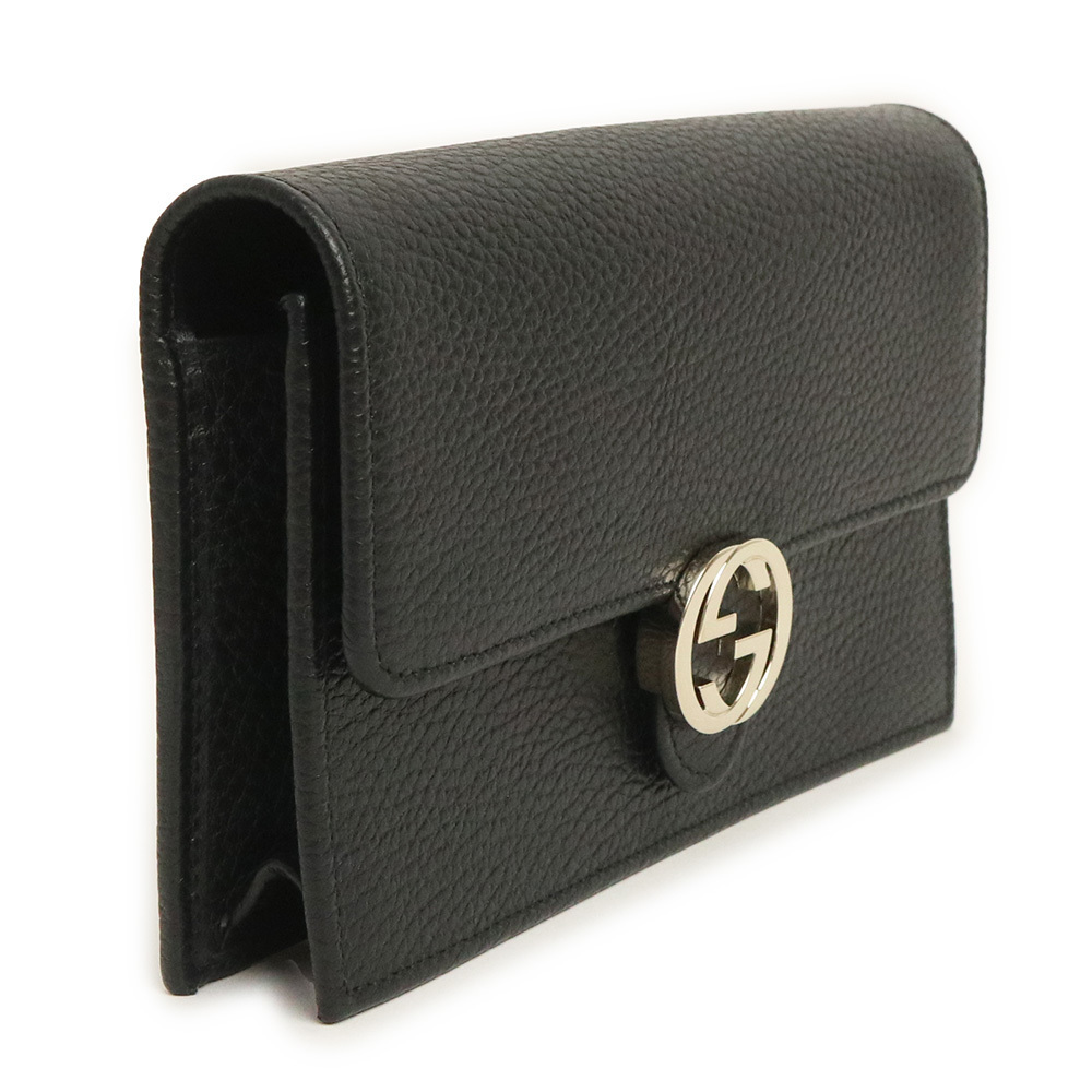 Gucci Interlocking G Chain Long Wallet Clutch Shoulder Bag - Picture 3 of 9